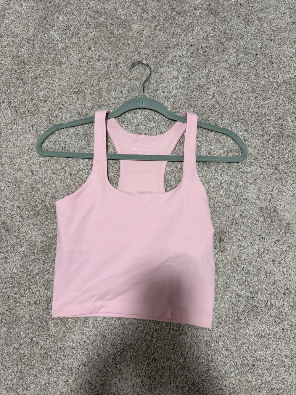 Whitefox baby pink workout tank size XS